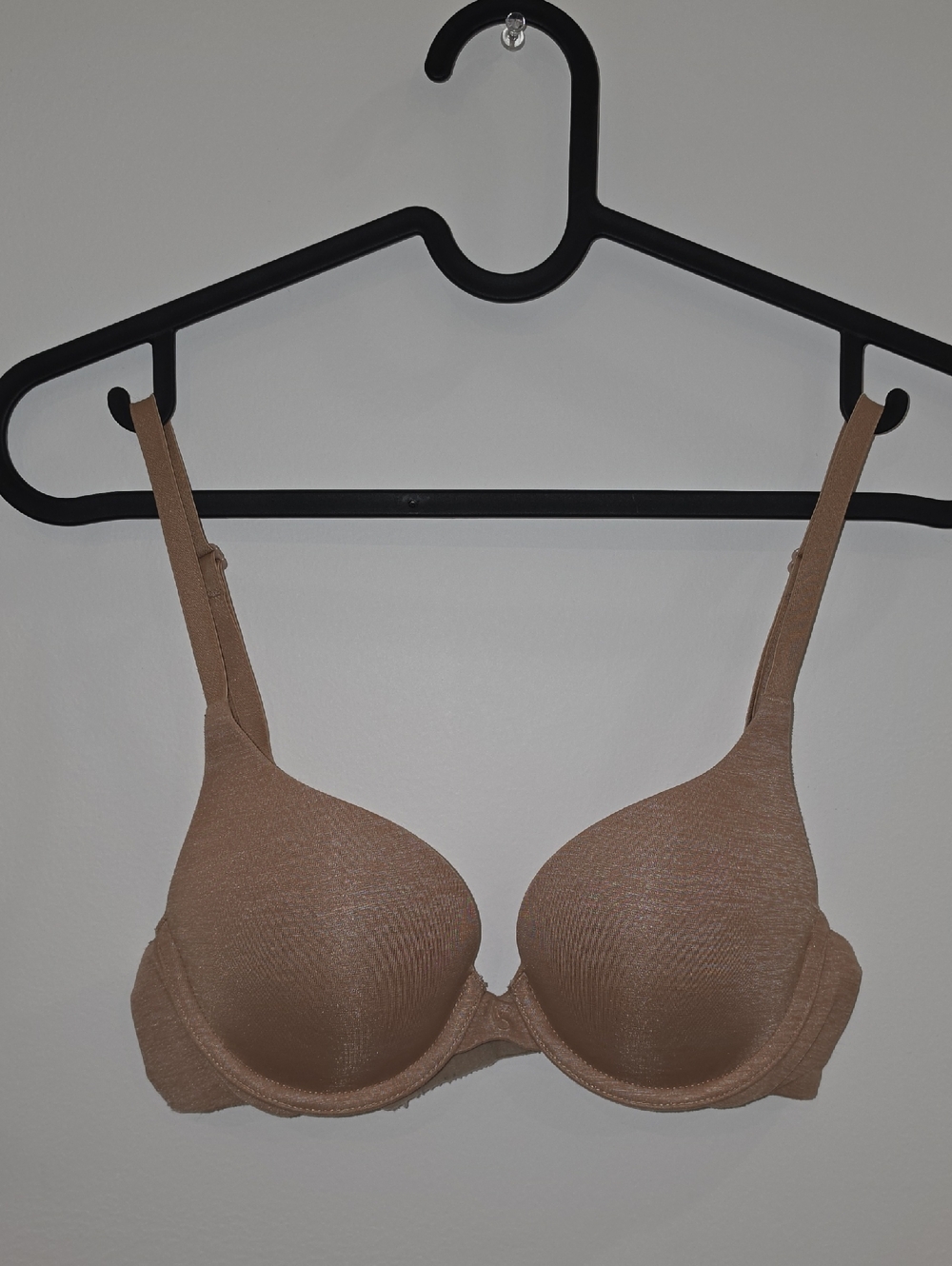 Victoria's Secret Padded Push Up Underwire T Shirt Bra In Nude